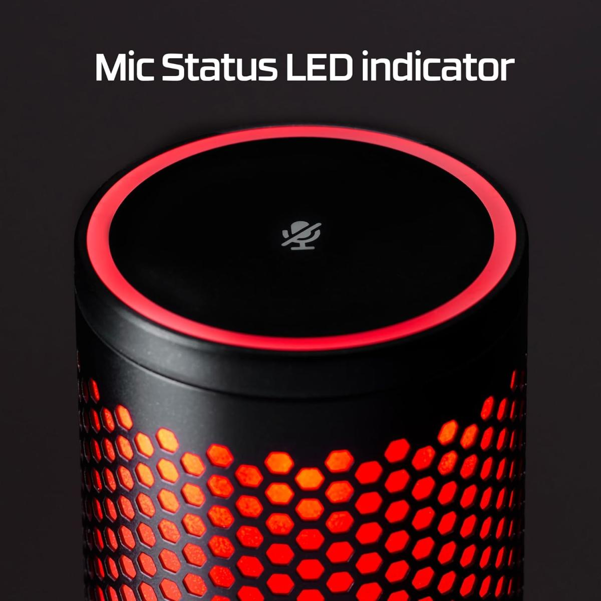 HyperX QuadCast 2 Wired Multi-Pattern USB Condenser Microphone - Black HyperX QuadCast 2 Wired Multi-Pattern USB Condenser Microphone - Black